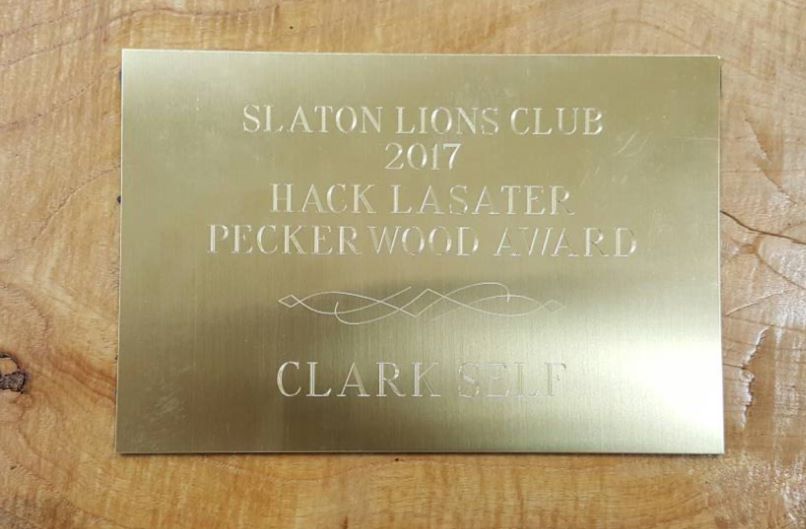 Lions Hack Lasater Award Clark Self